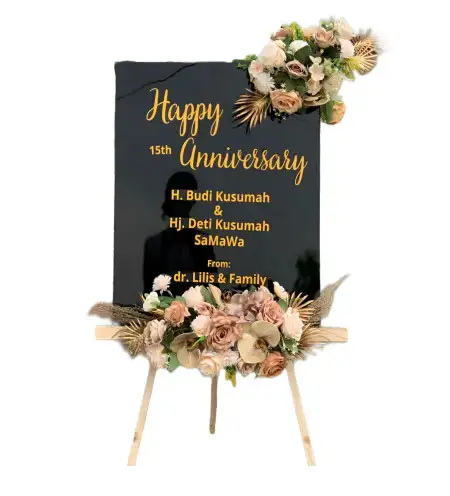 Papan Bunga Akrilik Lebong
